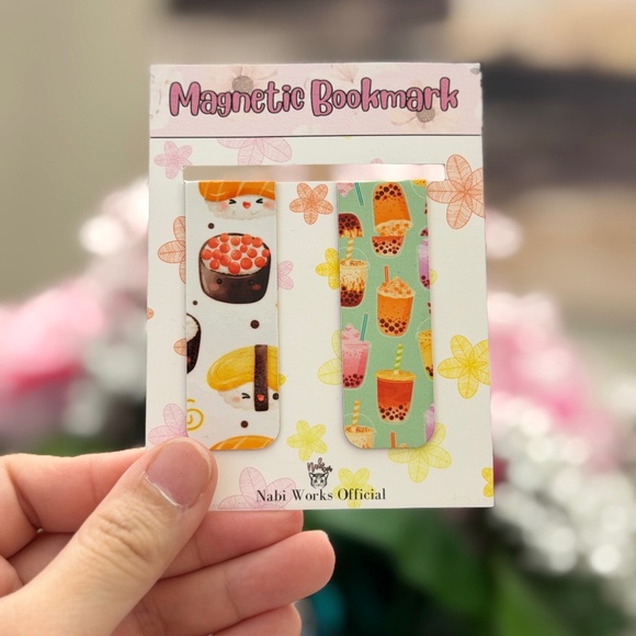 Pack of 2 Magnetic Bookmarks Wedding Souvenir Birthday Giveaways Sublimation Mag - Picture 1 of 2